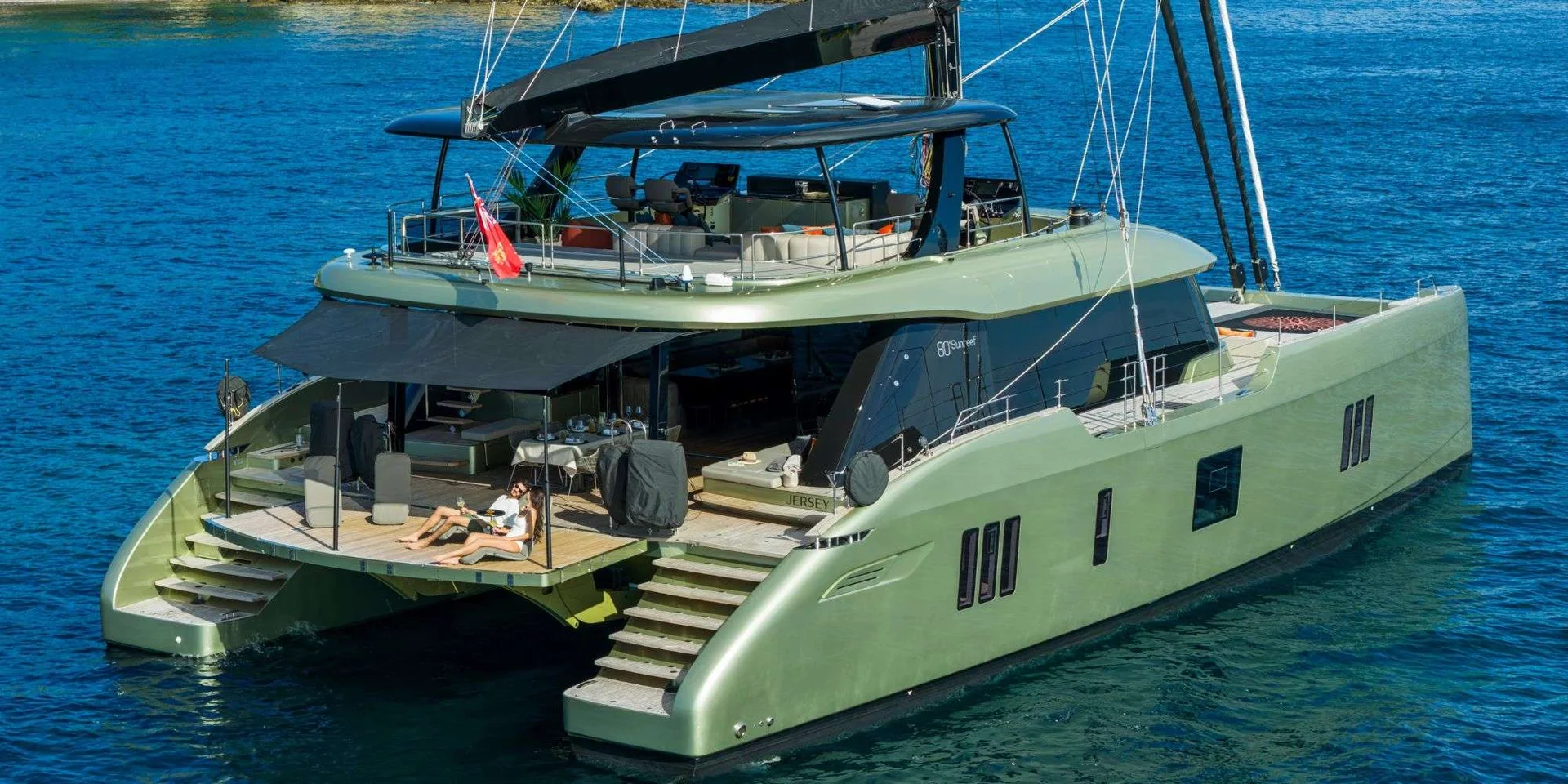 sunreef yachts carribean Mediterranean catamaran sailing
