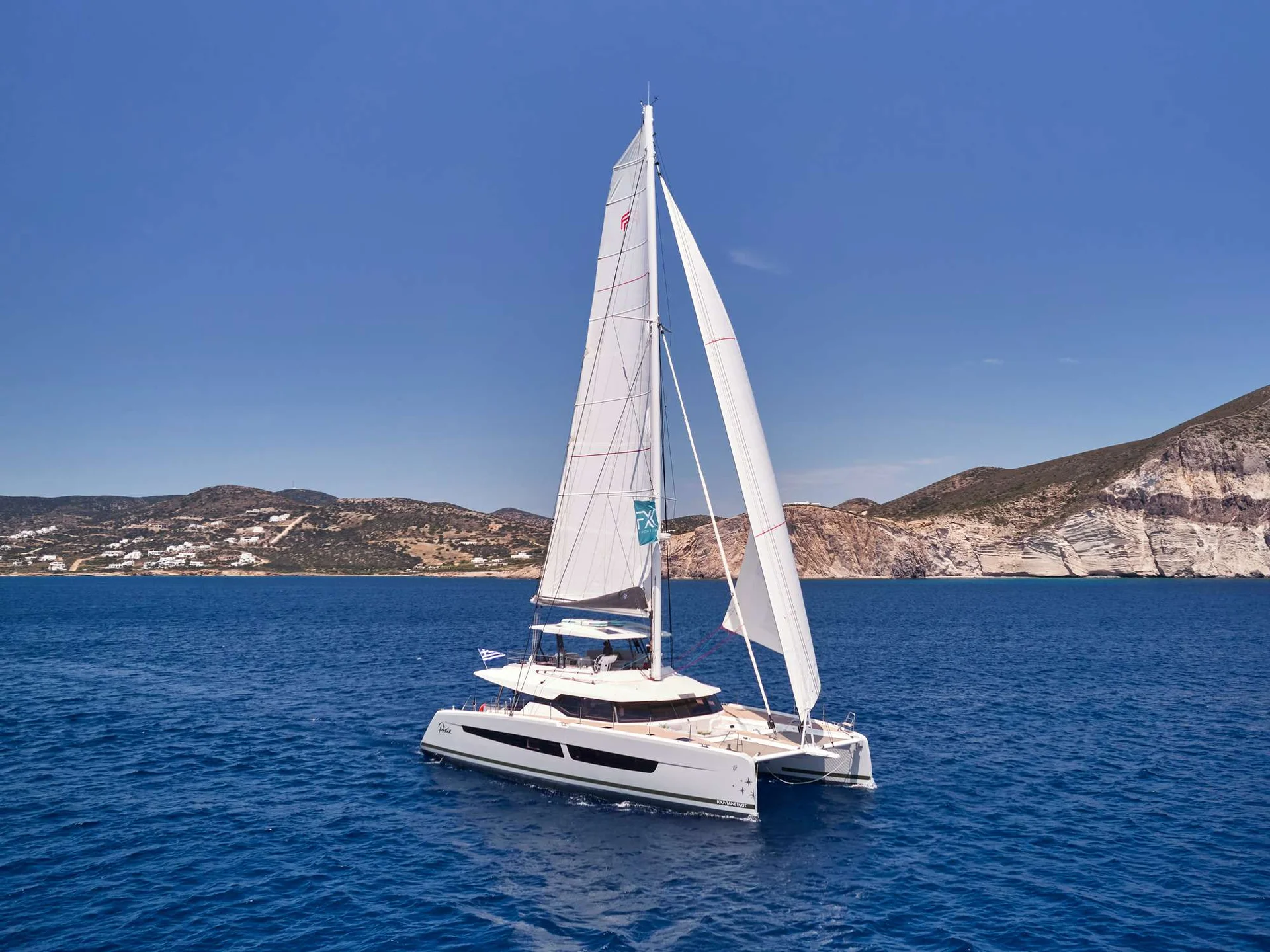 Fountaine Pajot Catamaran Yacht PIXIE in the Adriatic and Red Sea