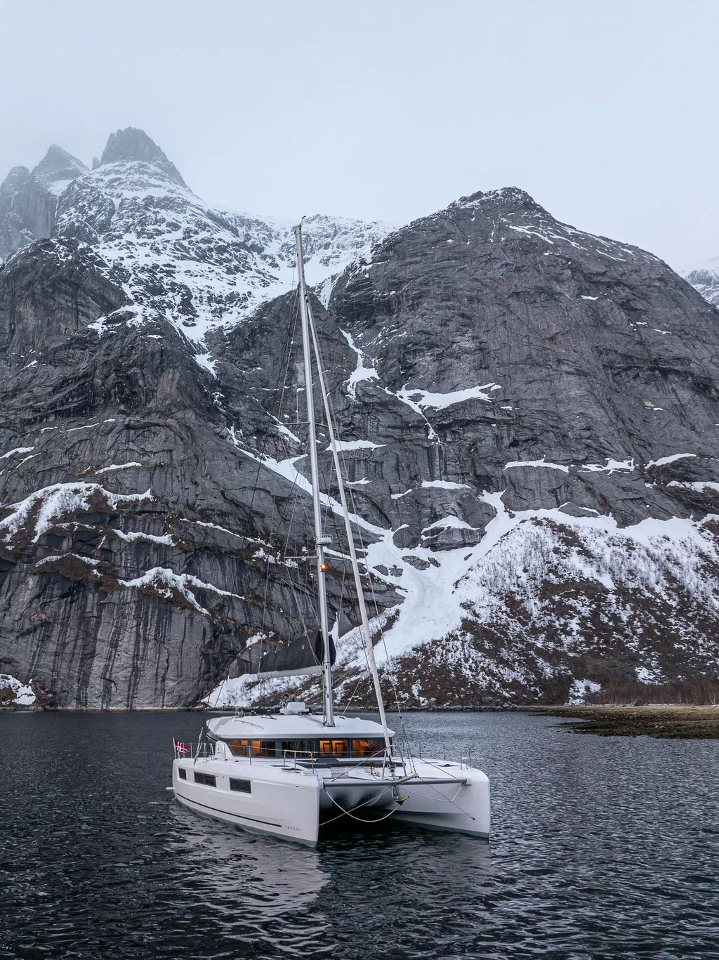 nordvær yacht for charter catamaran