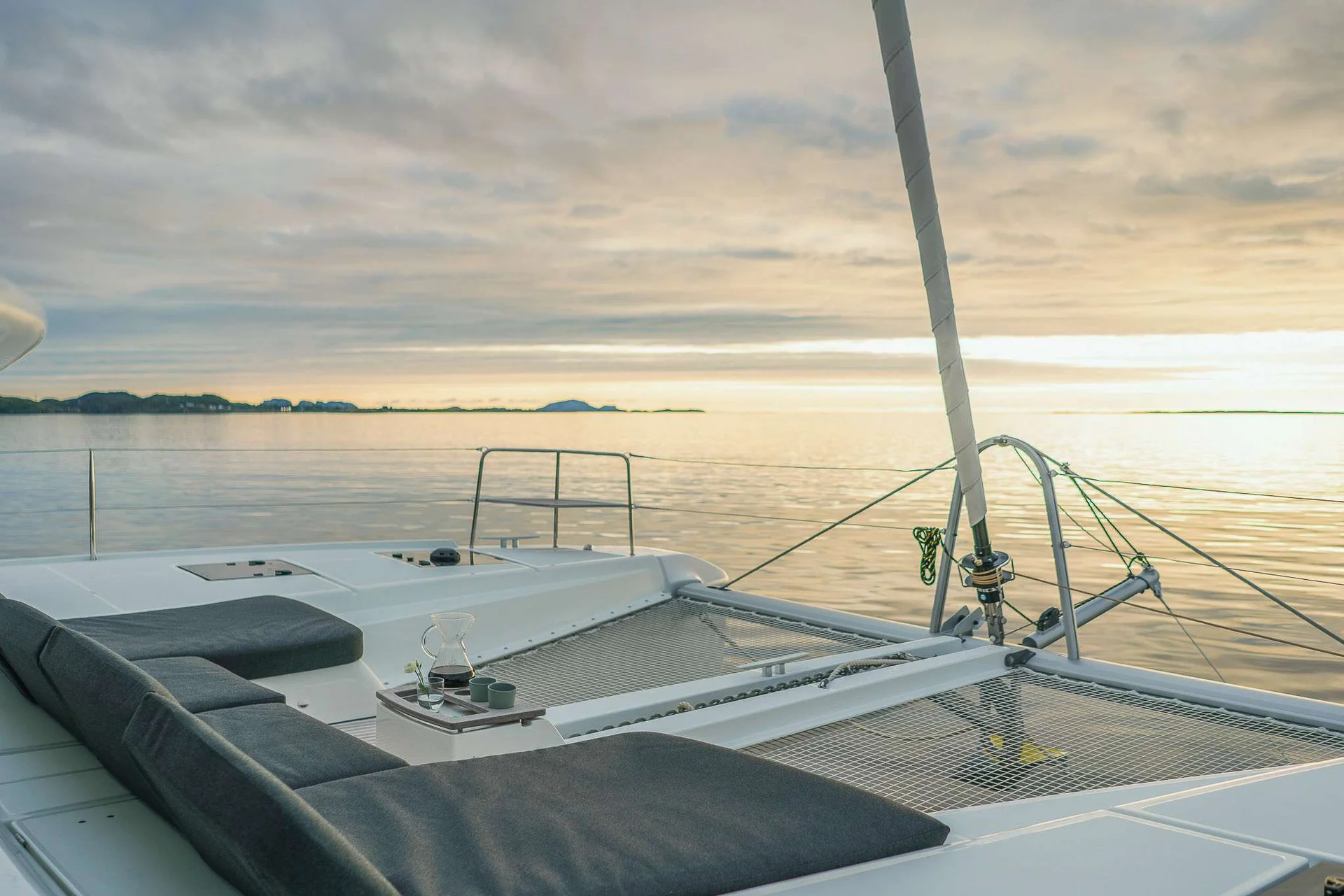 nordvær yacht for charter catamaran