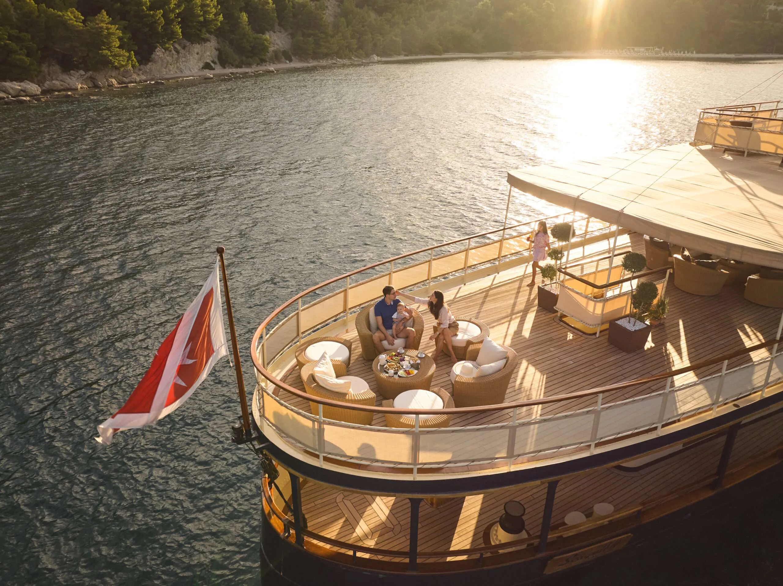 SEAGULL II classic motor yacht exterior deck