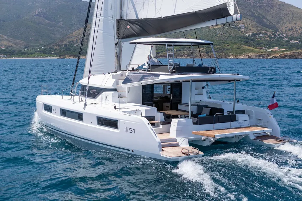 Lagoon Sailing Yacht ELDAMAR in the Red Sea