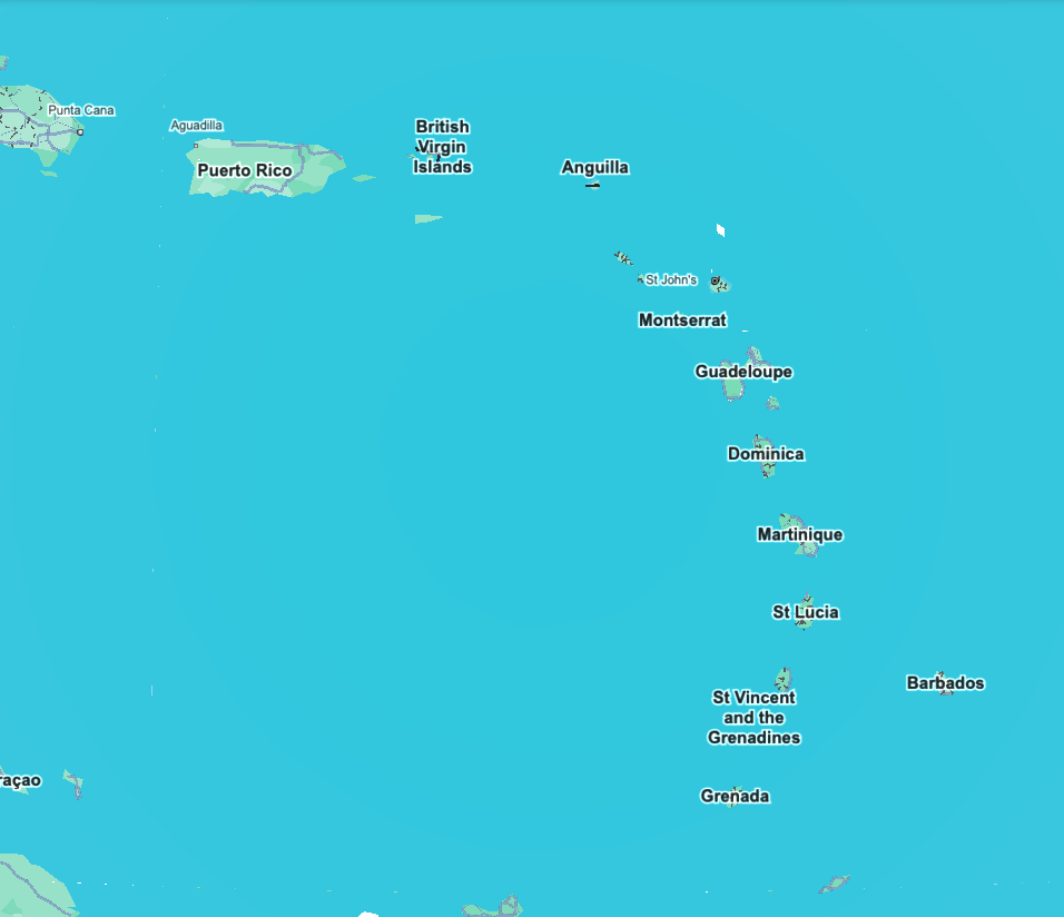 Map: CARIBBEAN