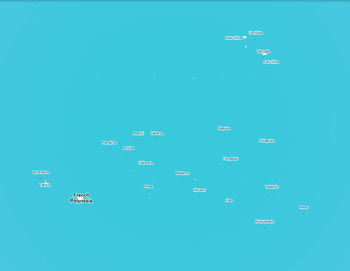 Map: FRENCH POLYNESIA