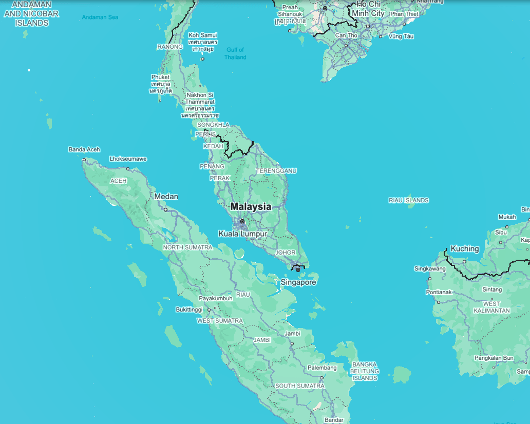 Map: MALAYSIA