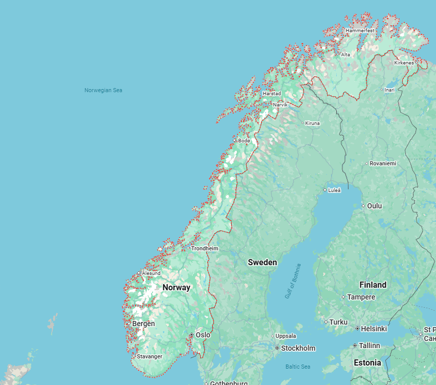 Map: NORWAY