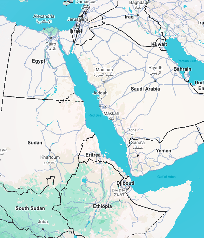 Map: RED SEA