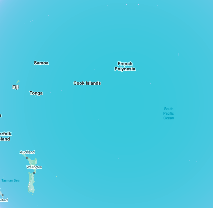 Map: SOUTH PACIFIC