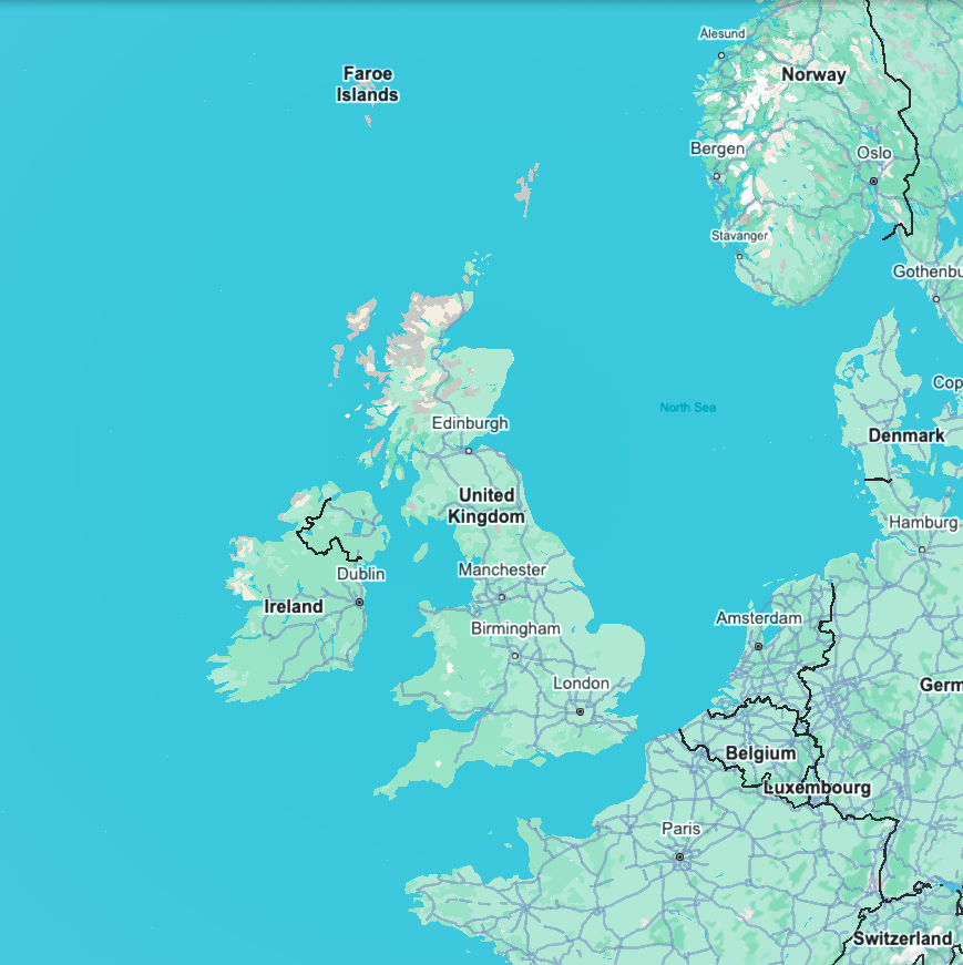 Map: UK